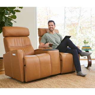 Milan 2 Seater Recliner with Table