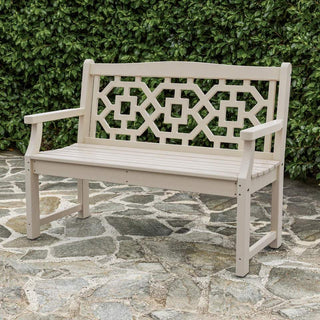 Chinoiserie 48" Garden Bench
