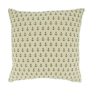 Anchor Appliqué Navy 18" Pillow
