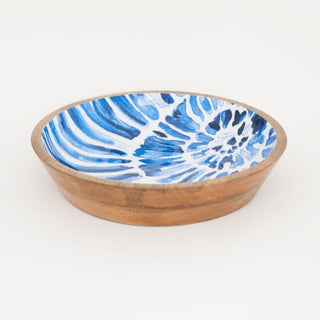 Enameled Wooden Bowl Medium