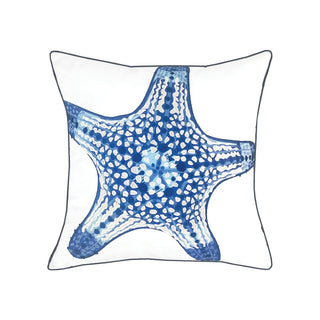Blue Starfish Pillow