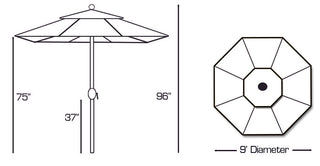 9' Market Umbrella