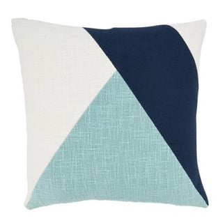 Geometric Color Block Pillow