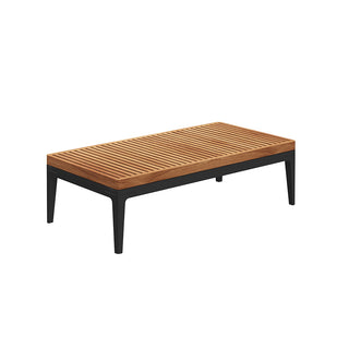 Grid Small Teak Coffee Table