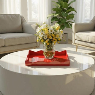 Spangle Scalloped Tray