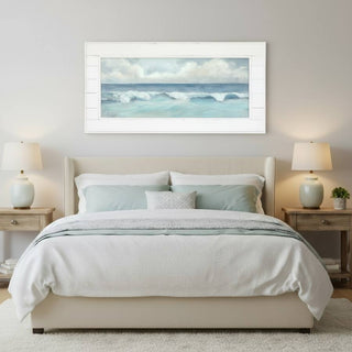 Coastal Blue Waves Painting