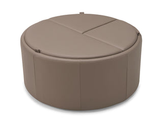 Mingle Round Storage Ottoman