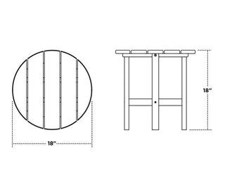 18" Round Side Table