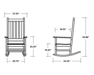 Vineyard Porch Rocking Chair