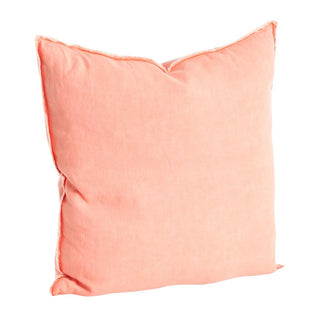 Fringed 20" Linen Pillow