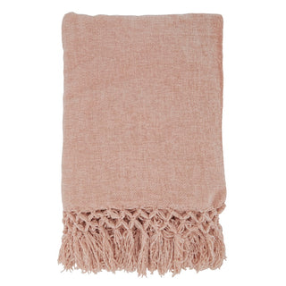 Knotted Chenille Throw