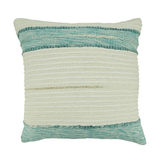 Stripe 20" Aqua Pillow