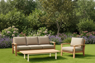 Tom Moore Teak Top Coffee Table