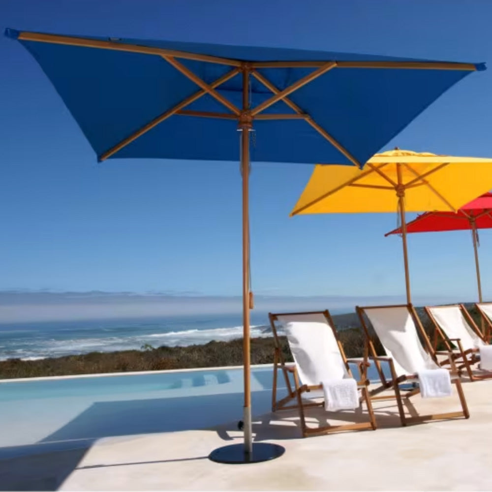 7x10 off set patio umbrella Safari 7x10' Rectangular Umbrella – Island Trading Limited