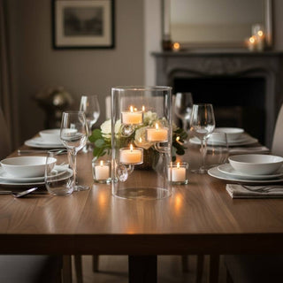 Suspended Glass Tealight Hurricane