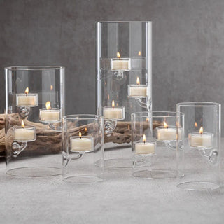 Suspended Glass Tealight Hurricane